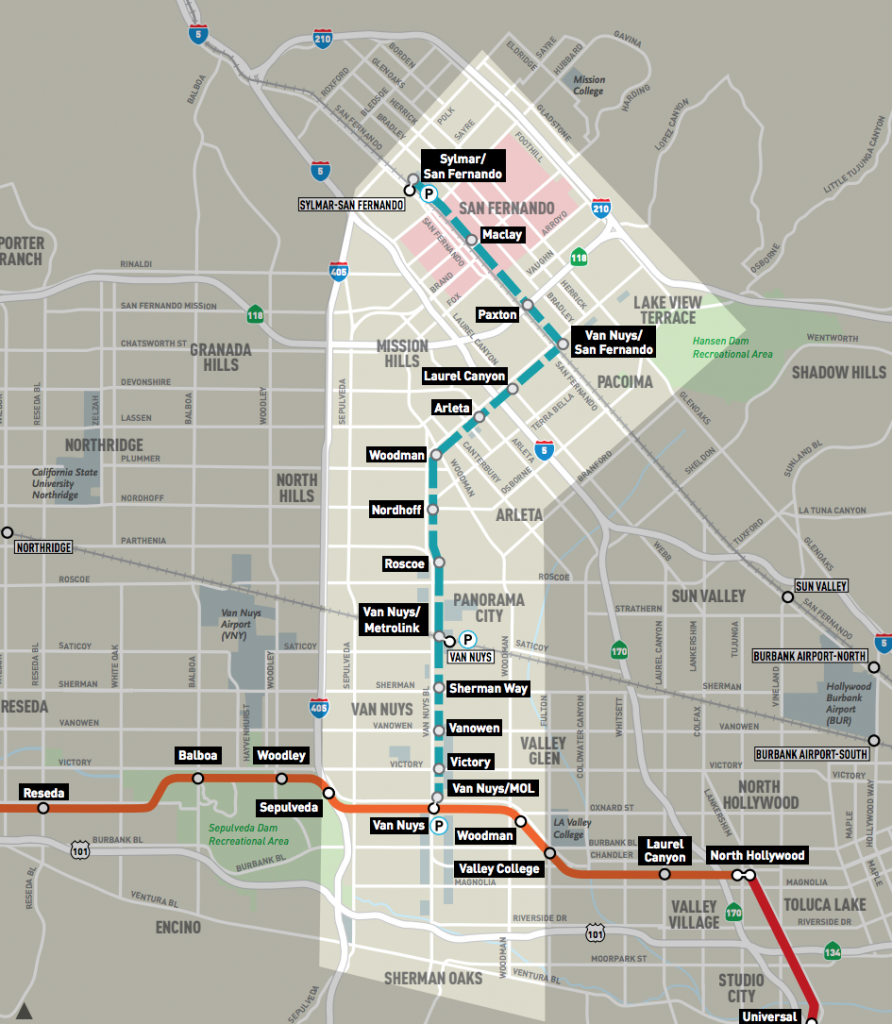 San Fernando Valley light-rail project gets green light from FTA ...