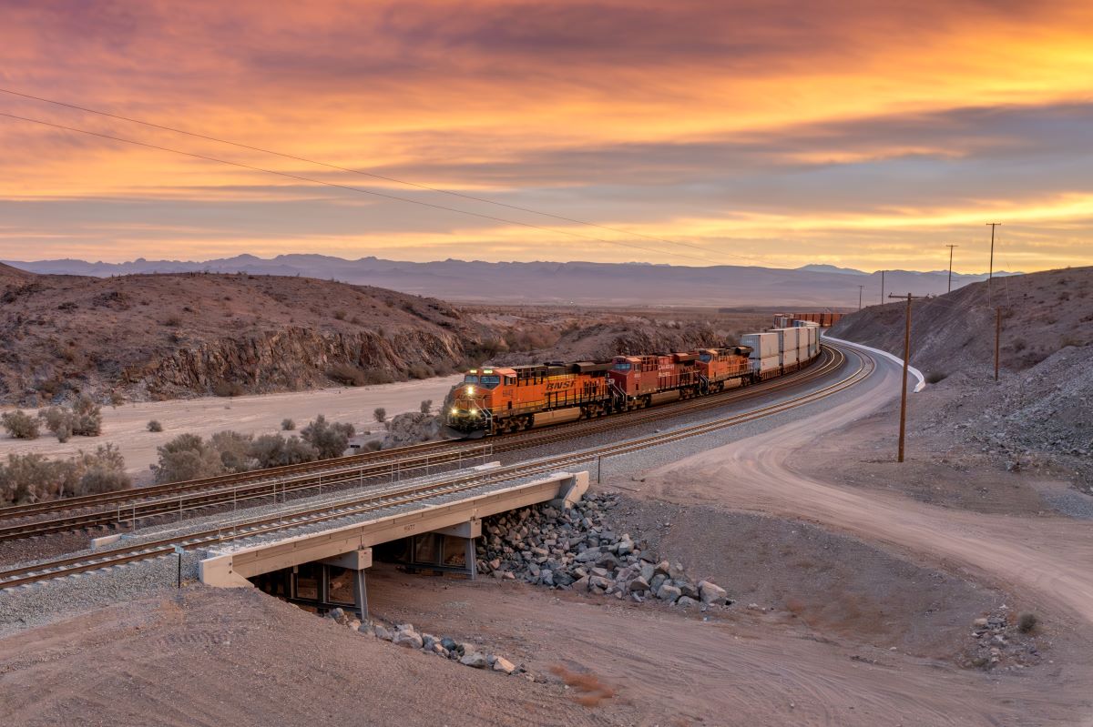 ACEC Recognizes BNSF for Engineering Honor Award; Needles Third Mainline in  California - Railway Track and Structures